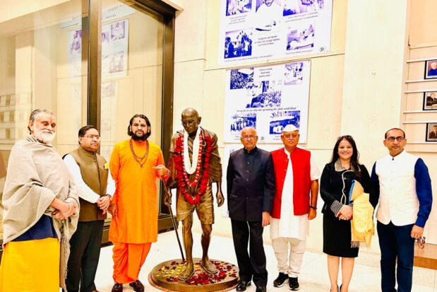 Gandhi jayanti celebration at Hauppauge, New York - Shree Datta Padmanabh Peeth - 